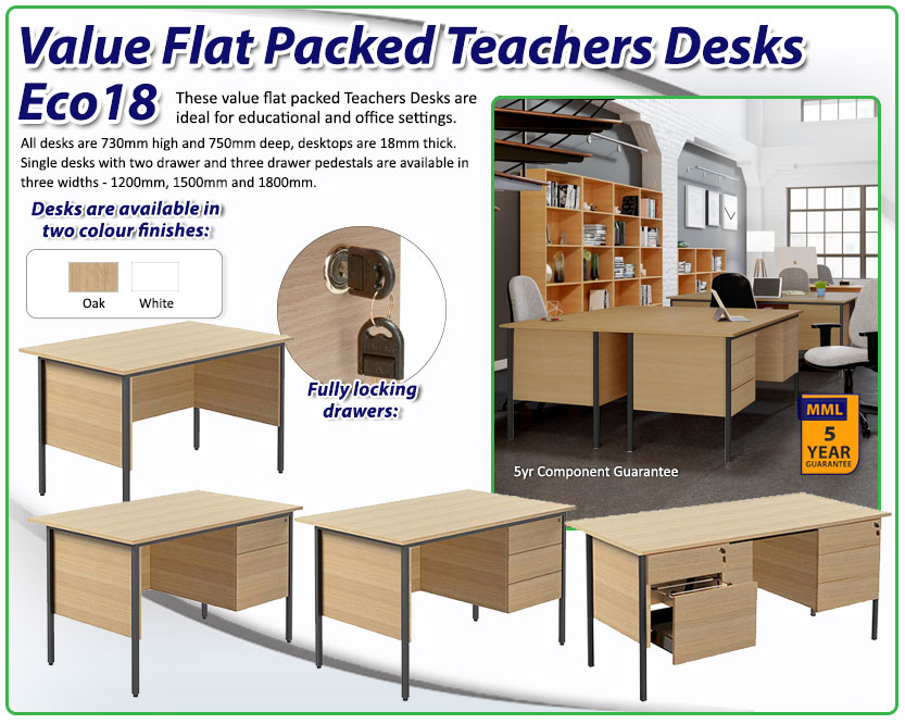 New Eco 18 Teachers Desk frag