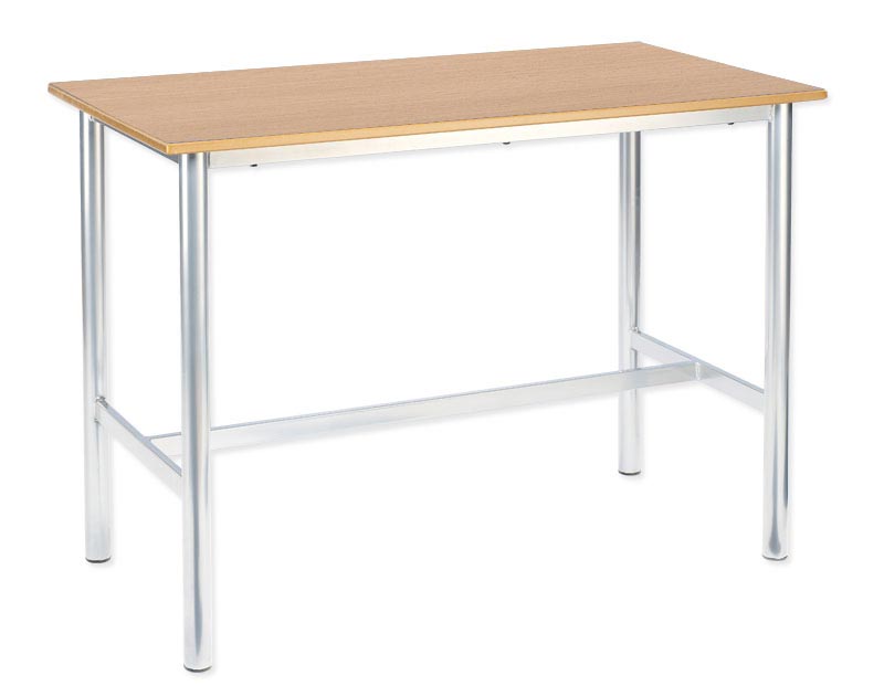 Premium H-Frame Work Table With Spray Polyurethane Edge 