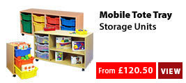 Mobile Tote Tray Storage Units 