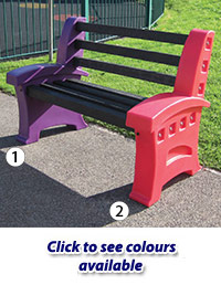 Multicoloured Seat - 2 Person