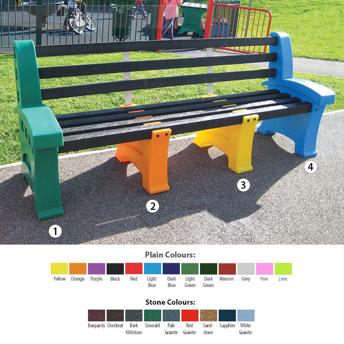 Multicoloured Seat - 4 Person