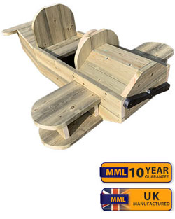 Jumbo Wooden Aeroplane