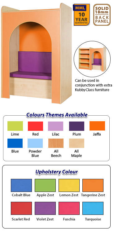 KubbyClass Reading Nook With Seating And Backing Pad