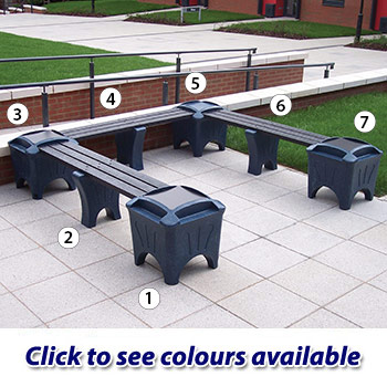 Outdoor Modular Seating - U Shape