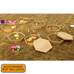 Outdoor Sand Trays - Set of 8