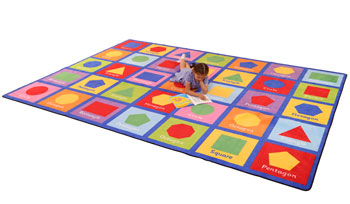 Large Shapes Learning Rug (3600 x 2570mm)