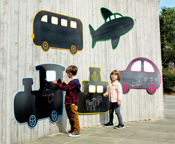 Transport Chalkboards (Set of 5)