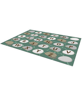 Alphabet Rocks Learning Rug