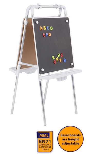 Tikk Tokk - 2 Sided Easel Set (with 2 Magnetic Chalkboards)