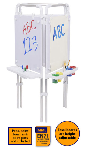 Tikk Tokk - 3 Sided Easel Set (with 3 Dry-Wipe Boards)