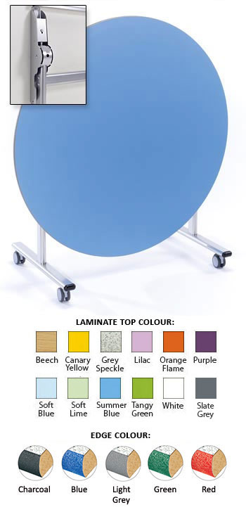 Circular Premium Tilt Top Classroom Table