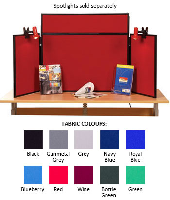 3-Panel MIDI Desktop Display Kit - PVC Frame