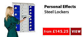 Personal Effects Steel Lockers
