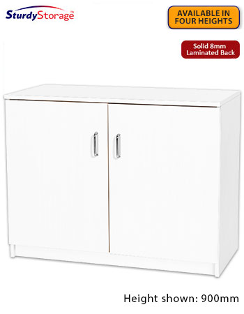 Sturdy Storage - White 1000mm Wide Premium Cupboard