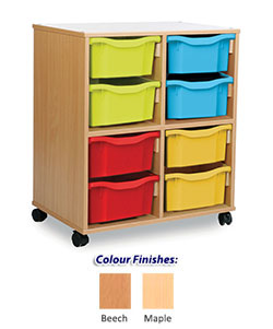 Storage Allsorts Unit with 8 Double Trays