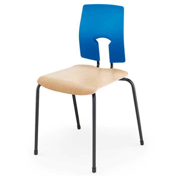 Hille SE Classic Ergonomic Chair With Wood Seat