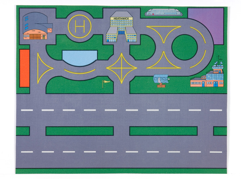 Road Plan Playmat