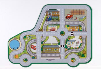 Car Roadway Playmat - 1m Width