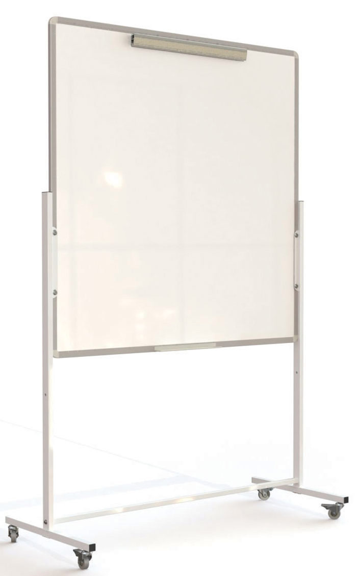 Mobile Flipchart Noticeboard Combi