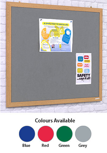 Eco Friendly Wood Effect Framed Noticeboard