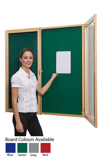 Decorative Beech Wood Frame Tamperproof Noticeboards