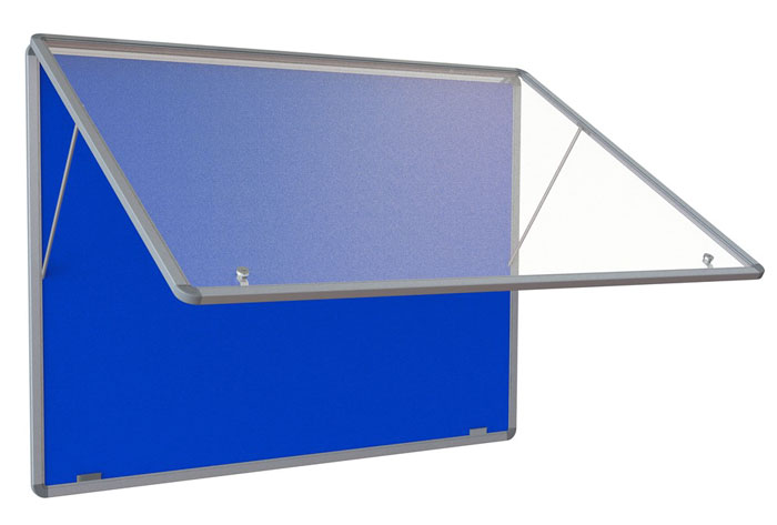 FLAMESHIELD Top Hinged Lockable Notice Board