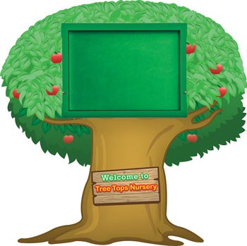 WeatherShield Nursery/Primary Welcome Sign Tree