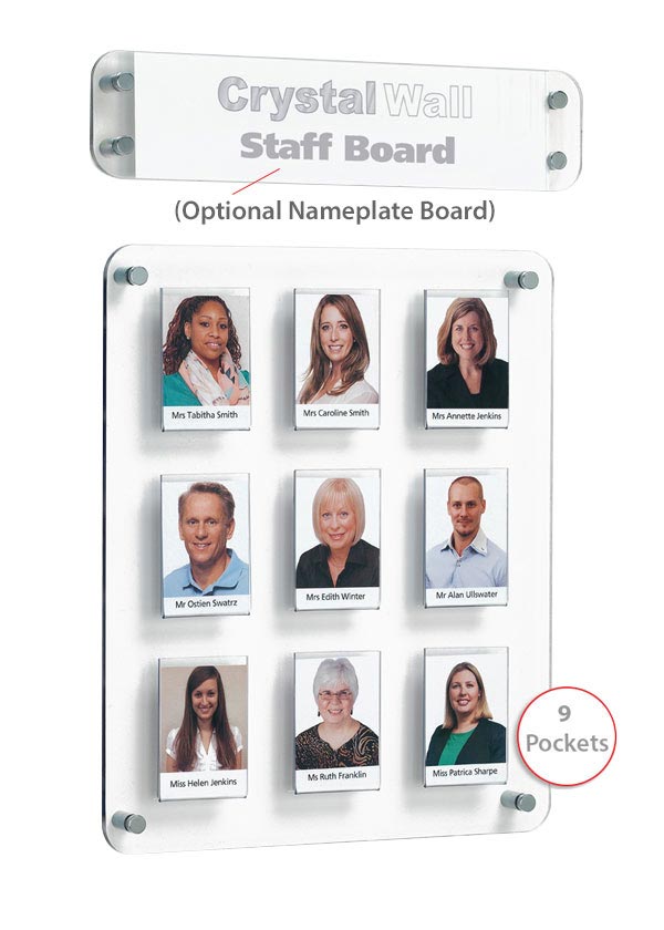 Crystal Wall Staff Board