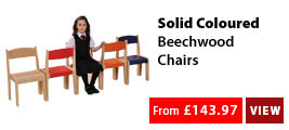 Solid Coloured Beechwood Chairs