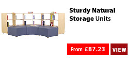 Sturdy Natural Storage Units 