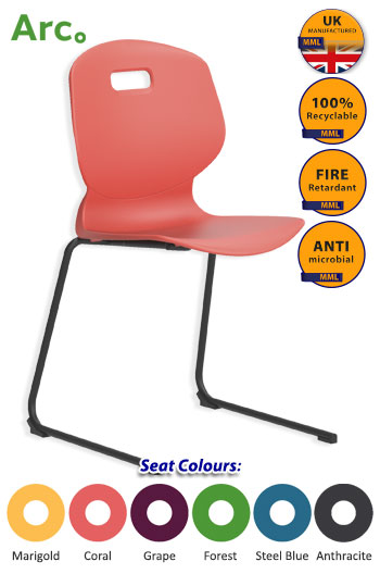 Titan Arc Reverse Cantilever Chair