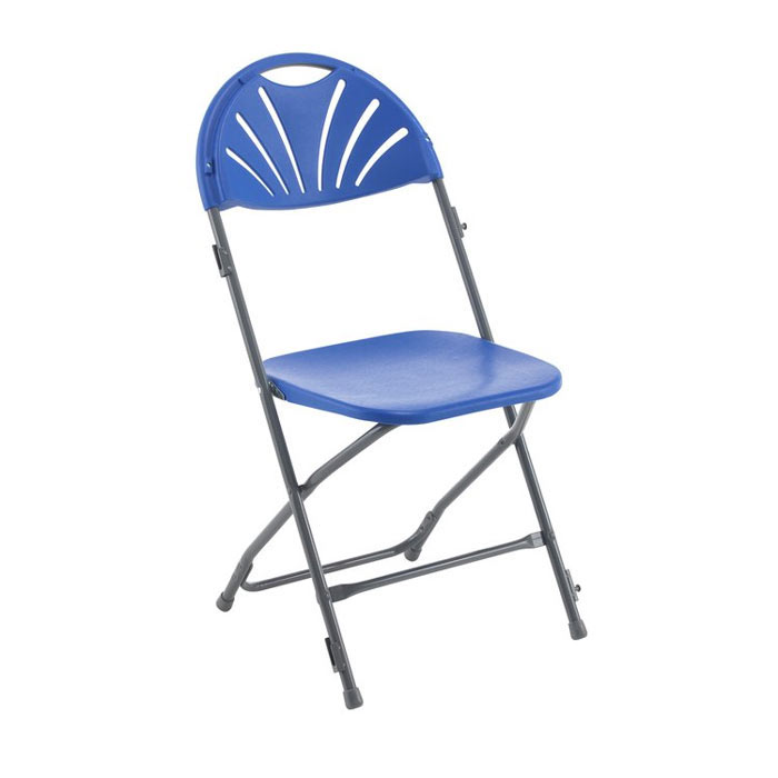 Titan 70 Fan Back Folding Chairs and Trolley Bundle