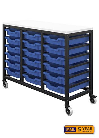 Titan Storage Unit with 18 Shallow Trays