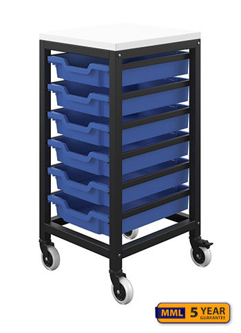 Titan Storage Unit with 6 Shallow Trays