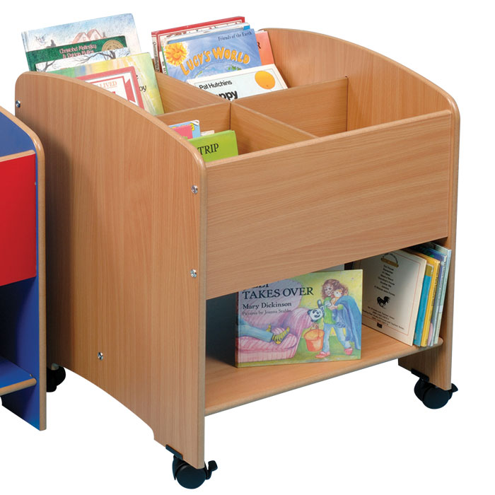 Kinderbox with Shelf (4 compartments)