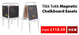 Tikk Tokk Magnetic Chalkboard Easel Sets