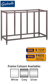 Gratnells Low Height Empty Treble Column Frame - 725mm (holds 18 shallow trays or equivalent)