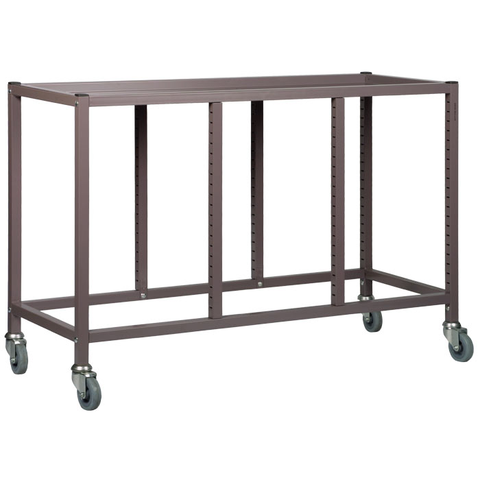Gratnells Low Height Empty Single Column Frame Trolley - 735mm (holds 5 shallow trays or equivalent)