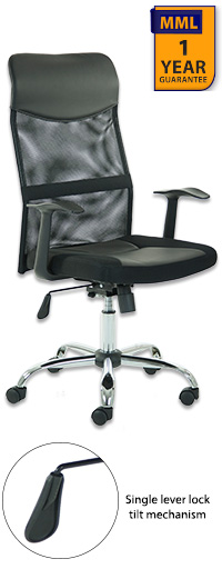 Vegalite Executive Mesh Chair With Arms