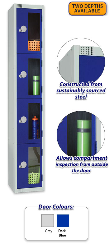 Vision Panel 4 Door Locker