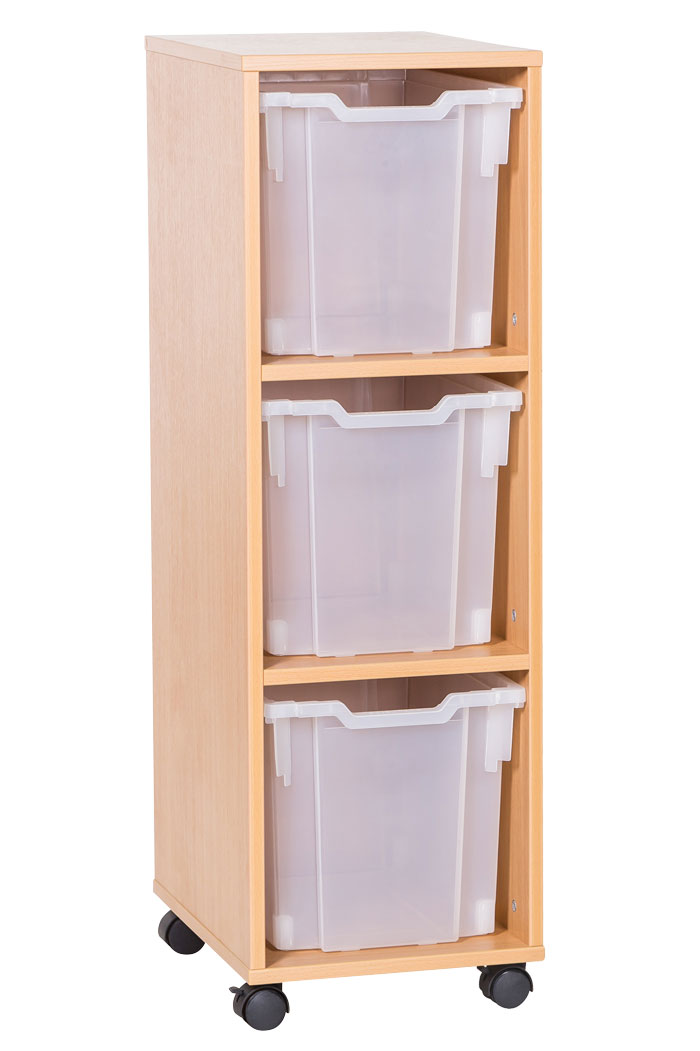 Sturdy Storage Cubbyhole Storage with Jumbo Trays - 3 Tray Single Unit