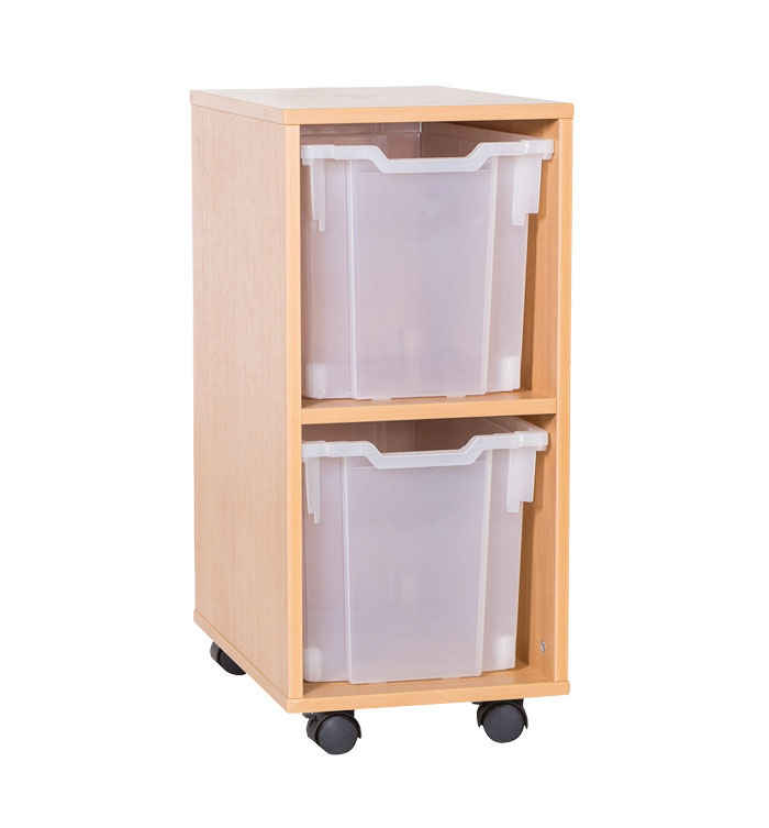 Sturdy Storage Cubbyhole Storage with Jumbo Trays - 2 Tray Single Unit