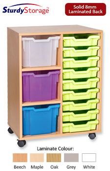 Sturdy Storage Cubbyhole Unit with 12 Variety Trays (Height 861mm)