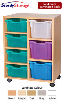 Sturdy Storage Cubbyhole Unit with 7 Variety Trays