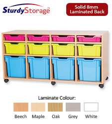 Sturdy Storage Cubbyhole Unit with 12 Variety Trays (Height 697mm)