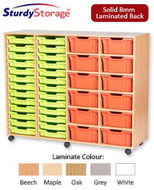 Sturdy Storage Cubbyhole Unit with 38 Variety Trays (Height 1189mm)