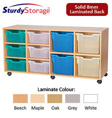 Sturdy Storage Cubbyhole Unit with 10 Variety Trays (Height 615mm)