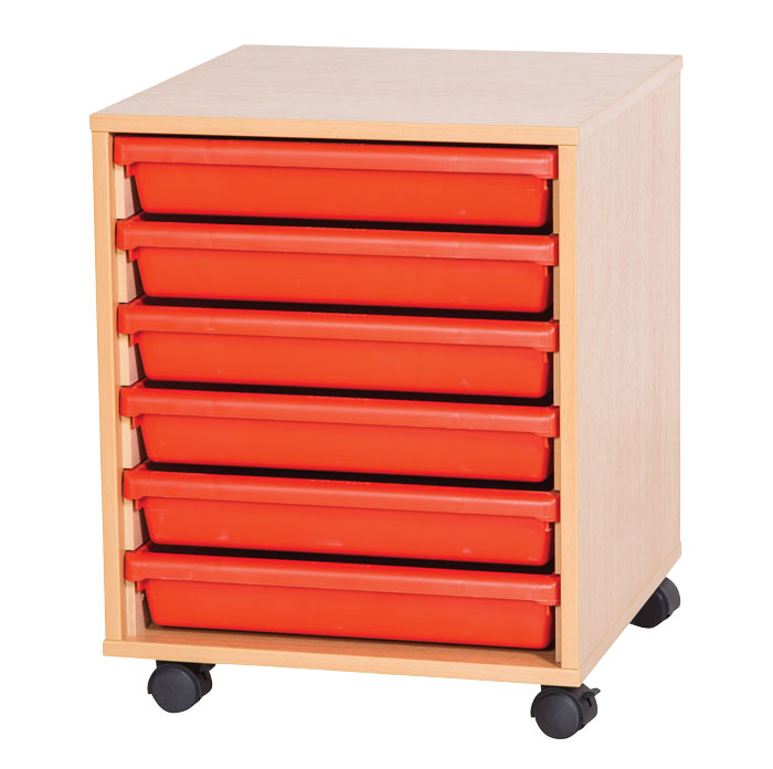 Sturdy Storage - Ready Assembled A3 Tray Unit - 6 Tray Unit