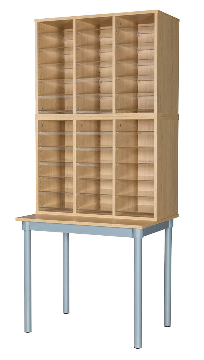 36 Space Pigeonhole Unit with Table