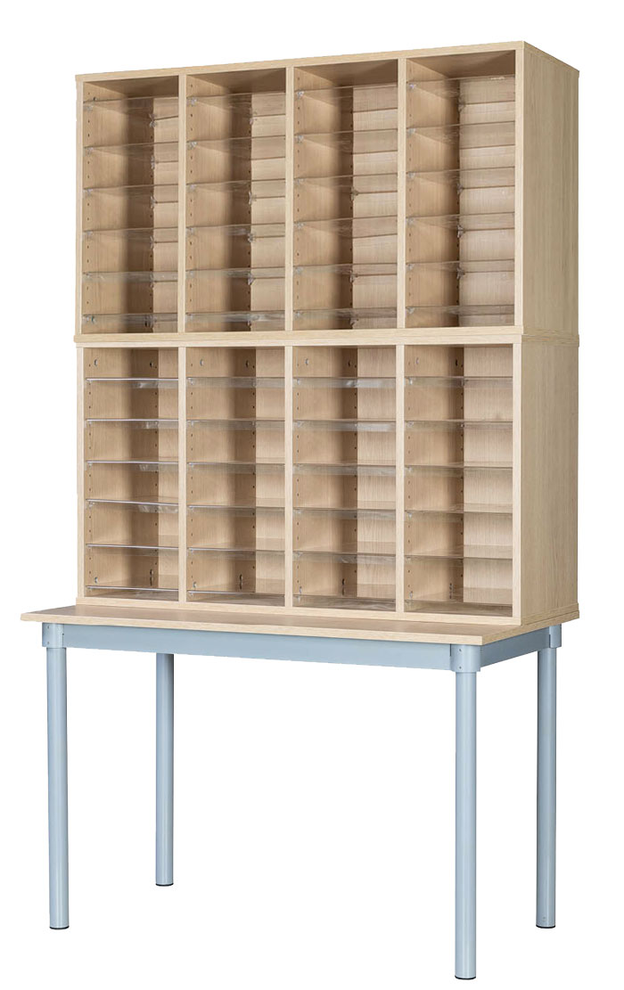 48 Space Pigeonhole Unit with Table
